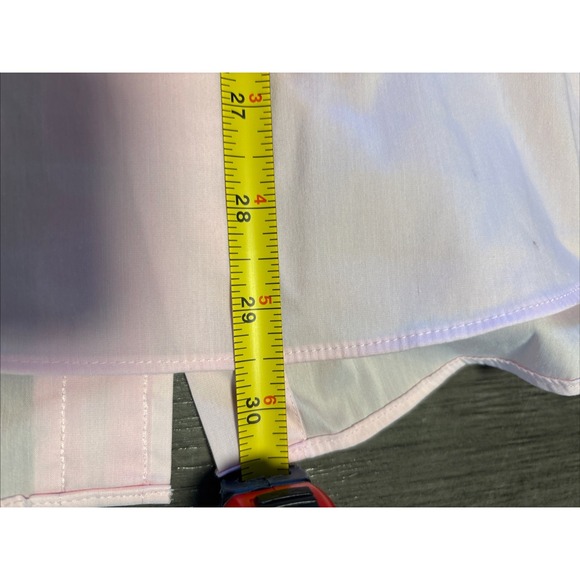 Lauren Ralph Lauren Slim‎ Fit Non Iron Button Up Shirt Pink Mens 14.5 32/33 - Picture 6 of 6